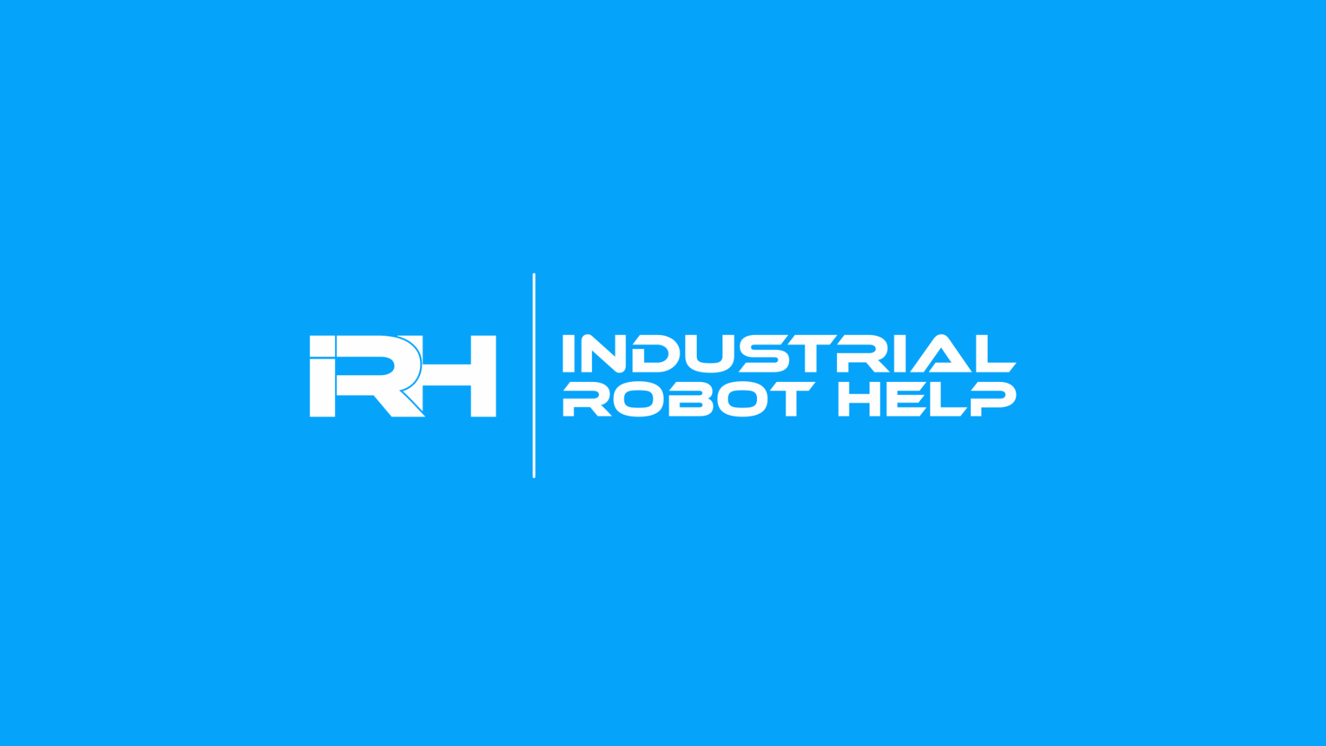 Load video: A video thumbnail of the Industrial Robot Help logo.